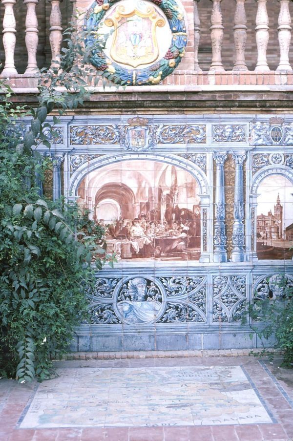 Tilework, Plaza de Espana, Seville